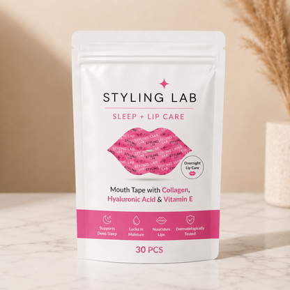 Sachet refermable de 30 patchs lèvres Styling Lab — soin de nuit hypoallergénique et sans latex